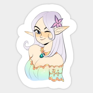 Elf from lineage 2 Sticker